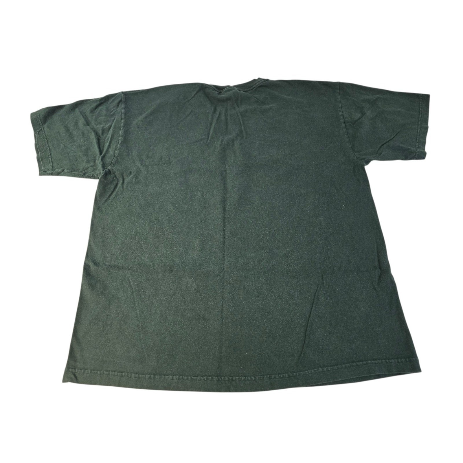Vintage Tommy Hilfiger Tommy Jeans Graphic T-Shirt Xl Green Distressed 90s Logo — image 2 of 8